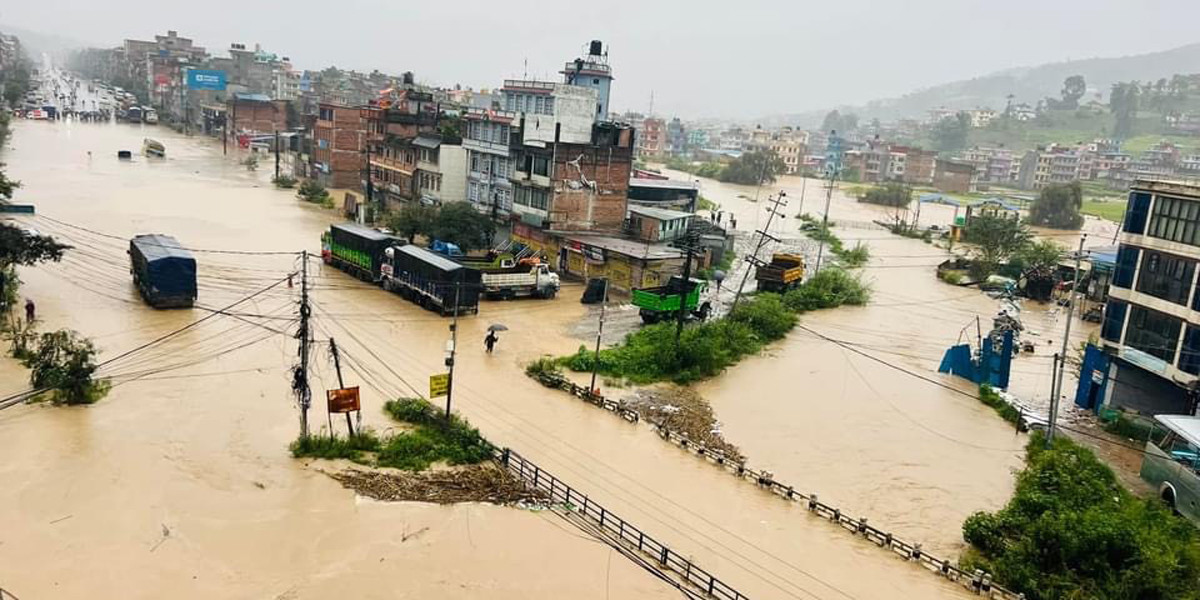 उपत्यकाका ११ स्थानमा रेकर्ड ब्रेक गर्ने वर्षा भएका कारण ठुलो जनधनको क्षति