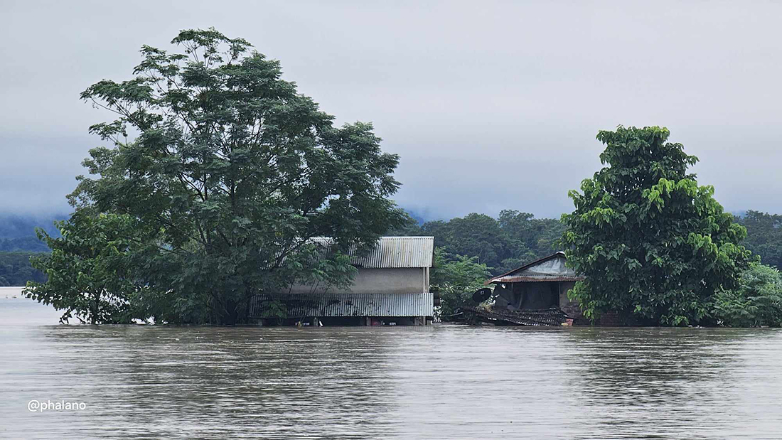 नवलपुरमा बाढीबाट ६४१ घर डुबानमा