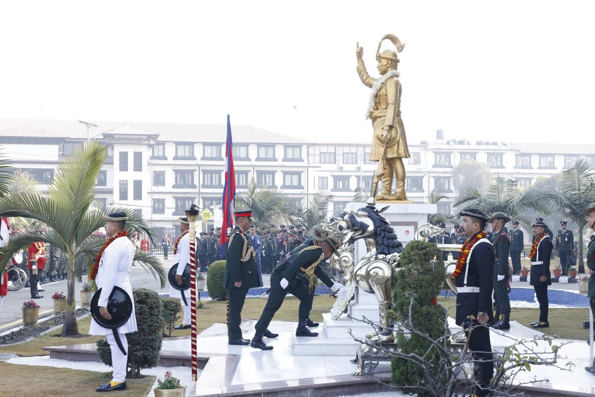 पृथ्वीजयन्तीका अवसरमा जङ्गी अड्डामा विविध कार्यक्रम आयोजना